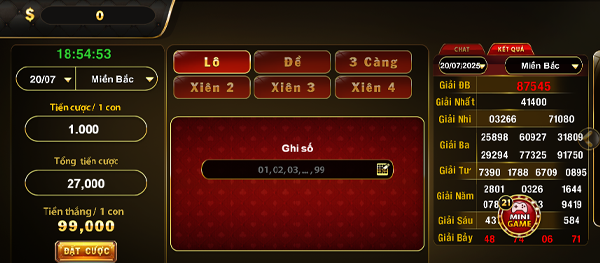 Đặt cược lô đề vô cùng hấp dẫn